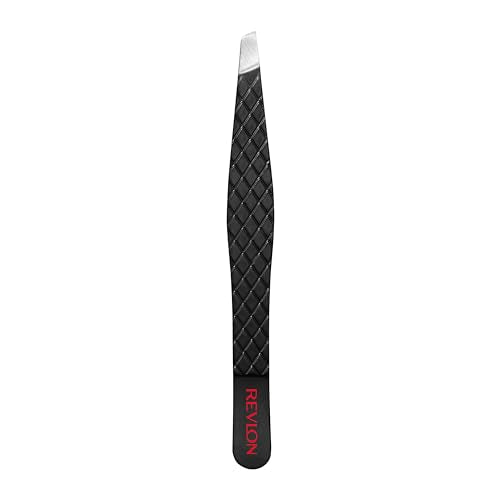 Revlon Expert Eyebrow Hair Removal Tweezer, Tweezers for Men, Women & Kids, Stainless Steel