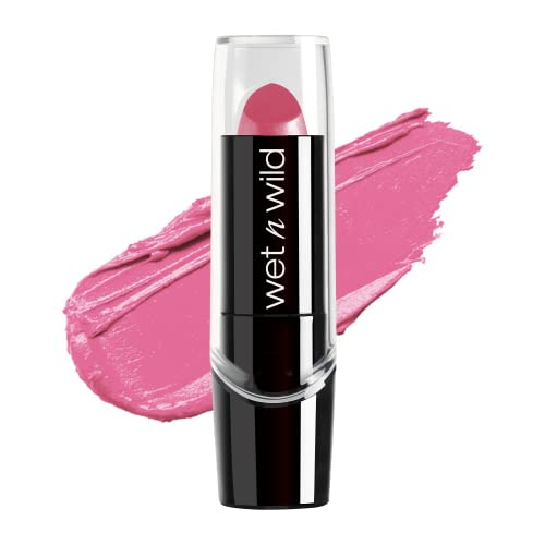 wet n wild Silk Finish Lipstick, Hydrating Rich Buildable Lip Color, Formulated with Vitamins A,E, & Macadamia for Ultimate Hydration, Cruelty-Free & Vegan - Just Garnet