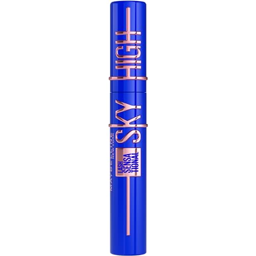 Maybelline Lash Sensational Sky High Washable Mascara Makeup, Volumizing, Lengthening, Defining, Curling, Multiplying, Buildable Formula, Very Black, 1 Count