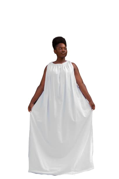 VSteam Gown | Womb Wellness | Yoni Steam Gown | 100% Cotton Relaxing V Steam Gown |White Maxi Dress | Self-Care Gown| Sauna Dress | Towel Gown | Hydrotherapy Gown |Yoni Steam Gown |Towel Dress