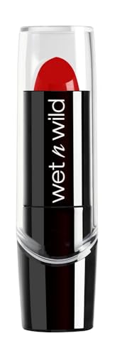 wet n wild Silk Finish Lipstick, Hydrating Rich Buildable Lip Color, Formulated with Vitamins A,E, & Macadamia for Ultimate Hydration, Cruelty-Free & Vegan - Just Garnet