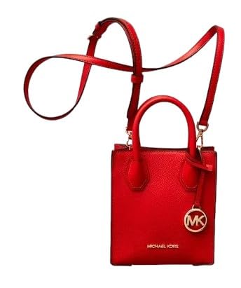 Michael Kors Mercer Extra-Small Pebbled Leather Crossbody Bag