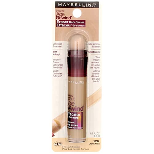 Maybelline Instant Age Rewind Eraser Dark Circles Treatment Multi-Use Concealer, 110, 1 Count (Packaging May Vary)