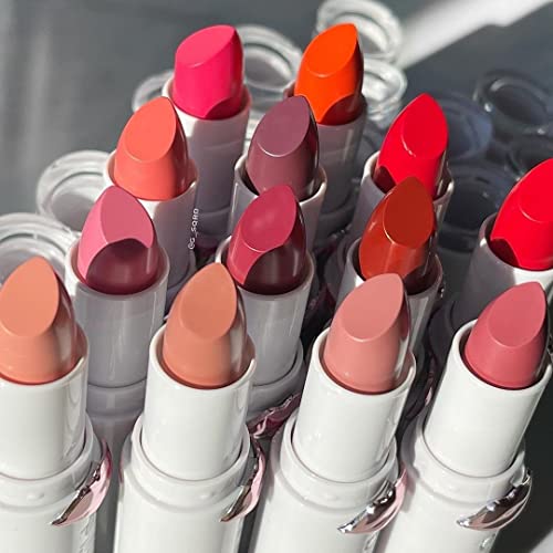 wet n wild Mega Last High-Shine Lipstick Lip Color, Infused with Seed Oils For a Nourishing High-Shine, Buildable & Blendable Creamy Color, Cruelty-Free & Vegan - Pinky Ring