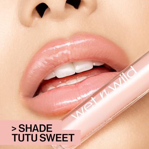 wet n wild Mega Slicks Lip Gloss | Long Lasting | Hyaluronic Acid | High Shine | Bronzed Berry