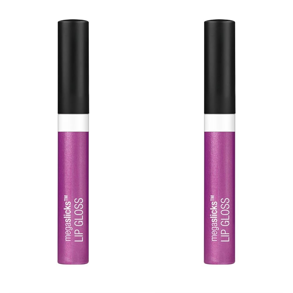 wet n wild Mega Slicks Lip Gloss | Long Lasting | Hyaluronic Acid | High Shine | Bronzed Berry