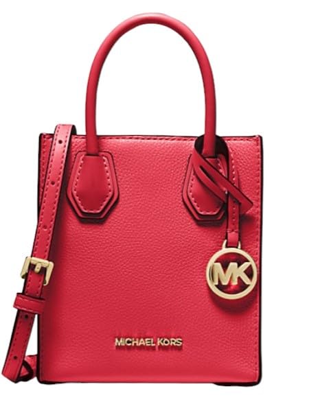 Michael Kors Mercer Extra-Small Pebbled Leather Crossbody Bag