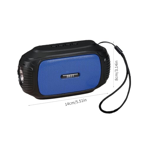 Portable Bluetooth Speaker with HD Sound, Stereo Sound Wireless Bluetooth Speaker, Lightweight Small Deep Bass Speakers with Light for Home/Party/Outdoor/Beach Todays Daily Deals Daily Deals