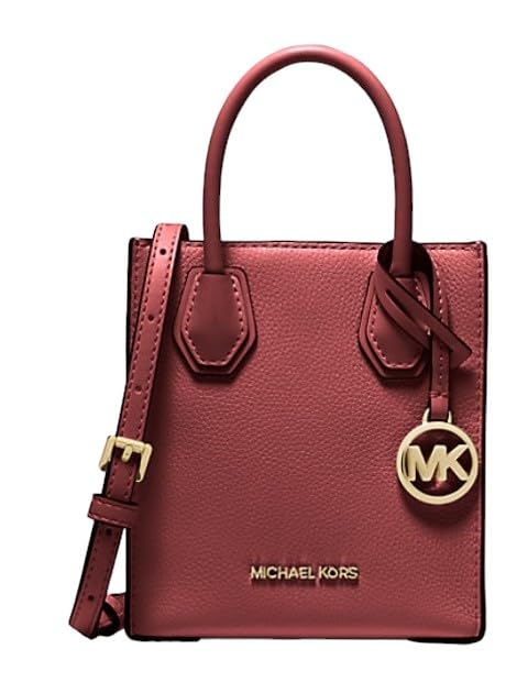 Michael Kors Mercer Extra-Small Pebbled Leather Crossbody Bag