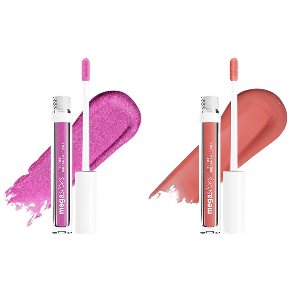 wet n wild Mega Slicks Lip Gloss | Long Lasting | Hyaluronic Acid | High Shine | Bronzed Berry