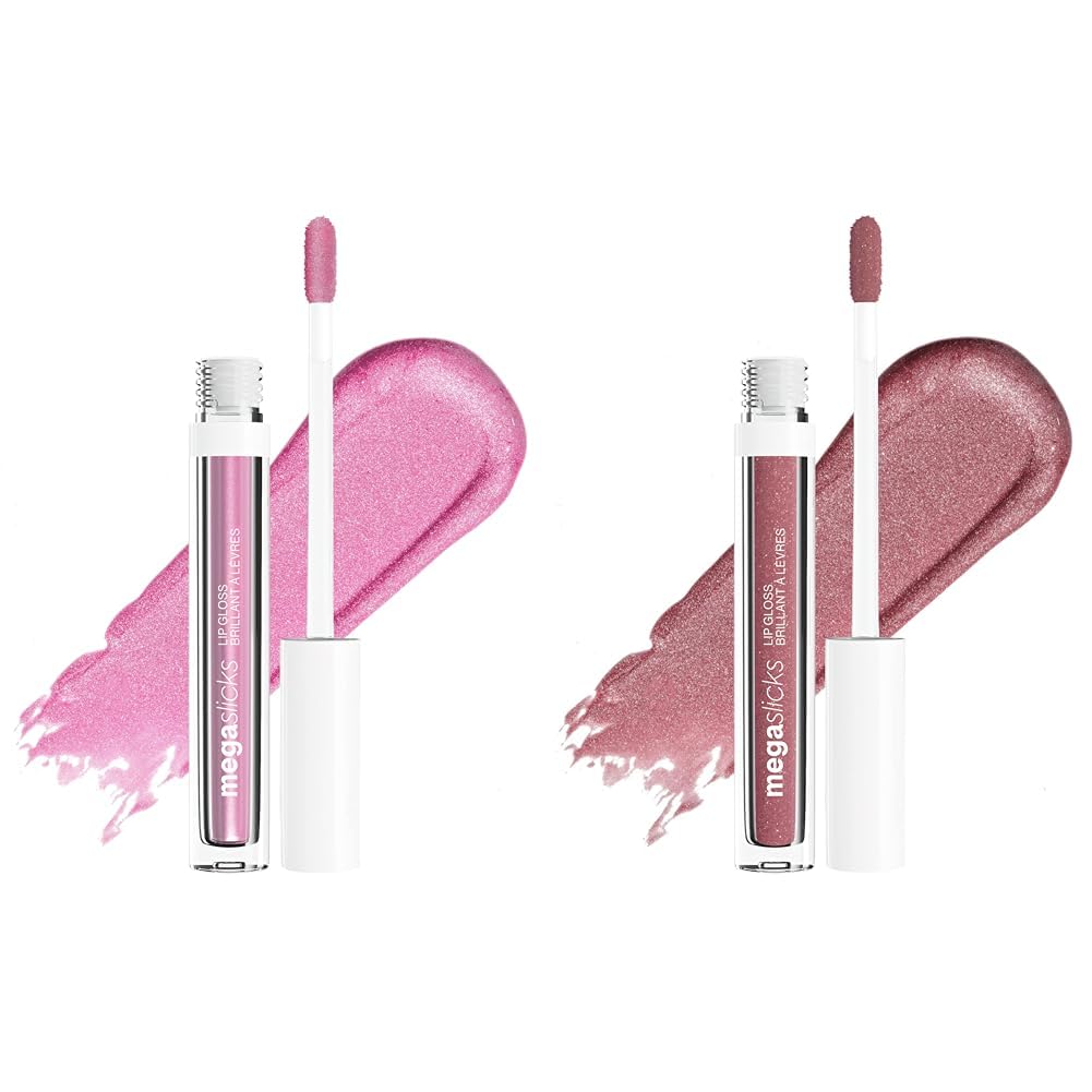 wet n wild Mega Slicks Lip Gloss | Long Lasting | Hyaluronic Acid | High Shine | Bronzed Berry