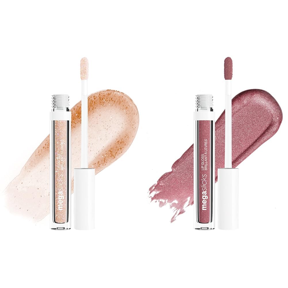 wet n wild Mega Slicks Lip Gloss | Long Lasting | Hyaluronic Acid | High Shine | Bronzed Berry