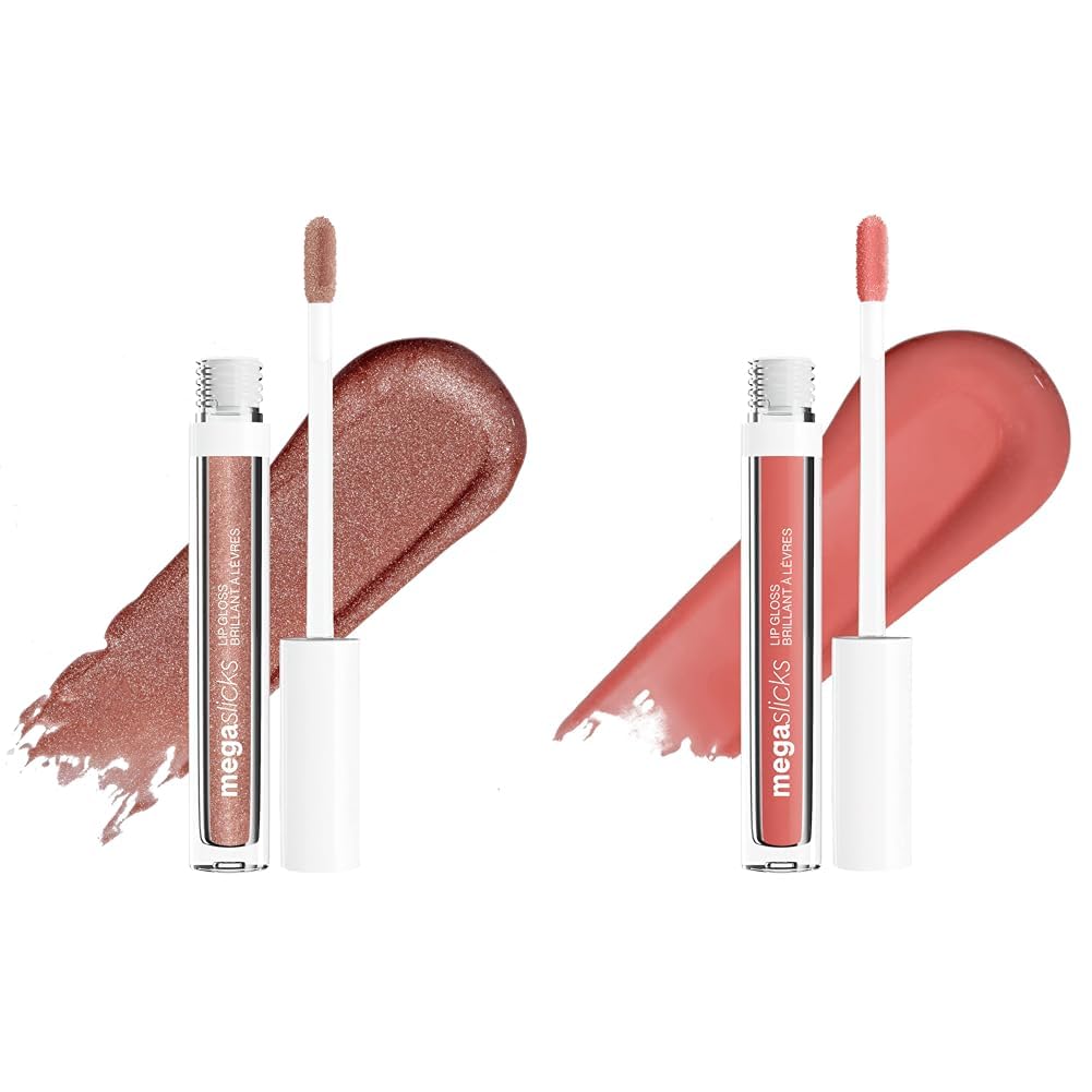 wet n wild Mega Slicks Lip Gloss | Long Lasting | Hyaluronic Acid | High Shine | Bronzed Berry