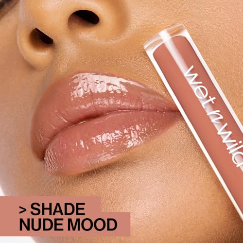 wet n wild Mega Slicks Lip Gloss | Long Lasting | Hyaluronic Acid | High Shine | Bronzed Berry