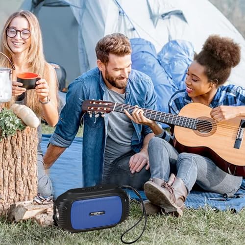 Portable Bluetooth Speaker with HD Sound, Stereo Sound Wireless Bluetooth Speaker, Lightweight Small Deep Bass Speakers with Light for Home/Party/Outdoor/Beach Todays Daily Deals Daily Deals