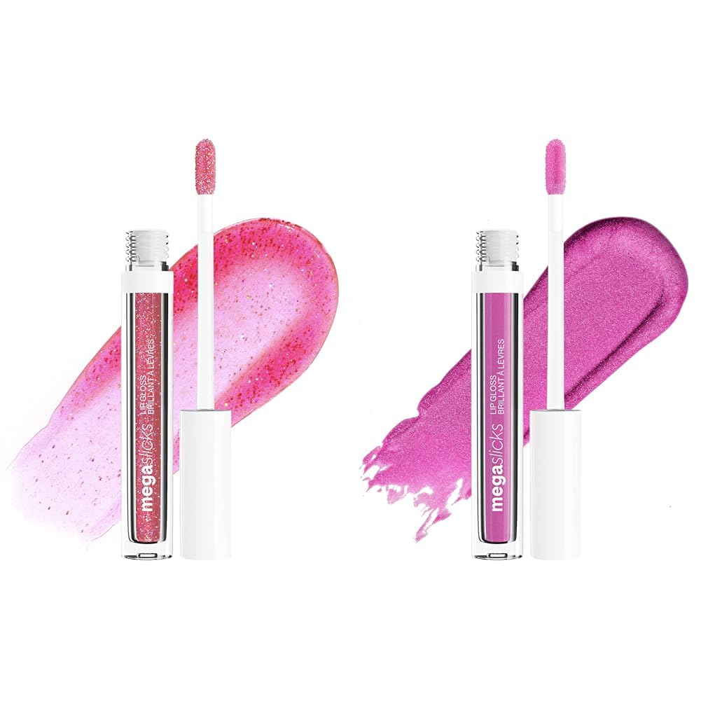 wet n wild Mega Slicks Lip Gloss | Long Lasting | Hyaluronic Acid | High Shine | Bronzed Berry