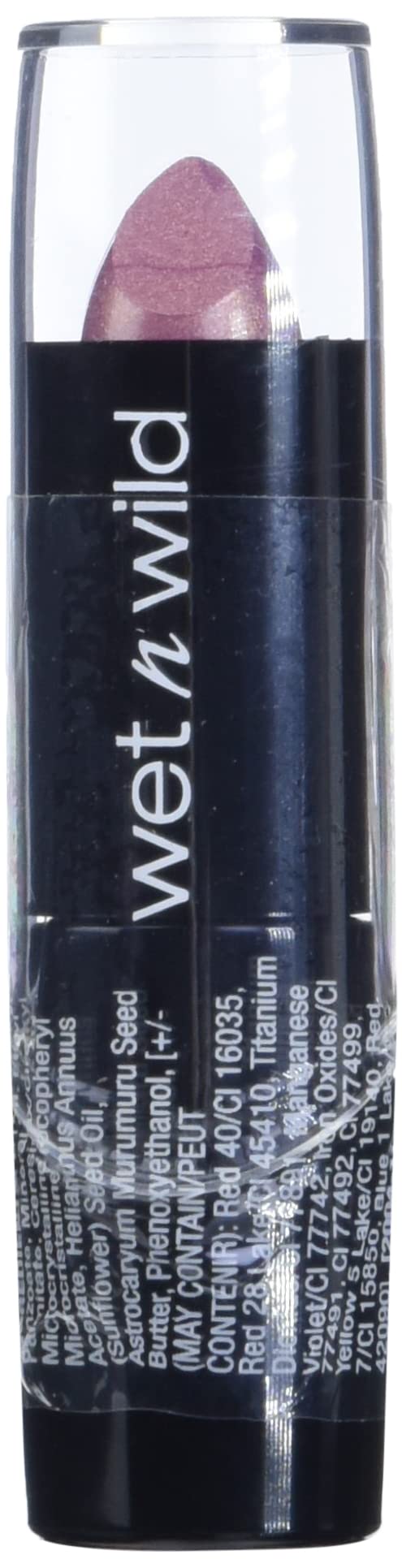 wet n wild Silk Finish Lipstick, Hydrating Rich Buildable Lip Color, Formulated with Vitamins A,E, & Macadamia for Ultimate Hydration, Cruelty-Free & Vegan - Just Garnet