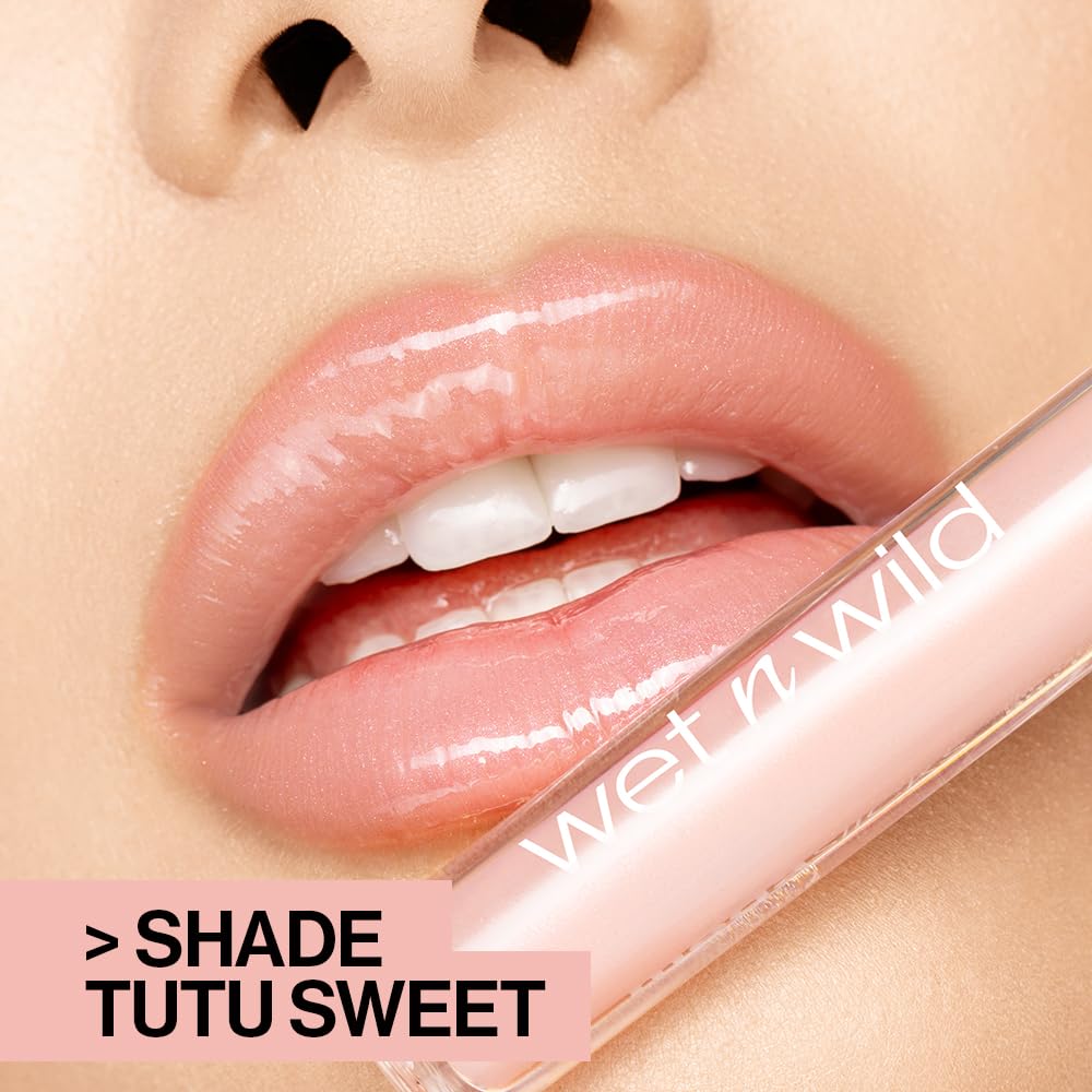 wet n wild Mega Slicks Lip Gloss | Long Lasting | Hyaluronic Acid | High Shine | Bronzed Berry