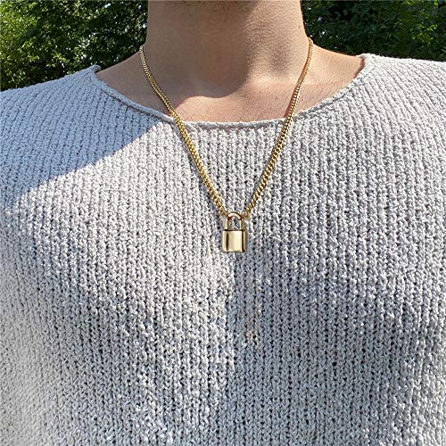 Turandoss Dainty Layered Choker Necklace, Handmade 14K Gold Plated Y Pendant Necklace Multilayer Bar Disc Necklace Adjustable Layering Choker Necklaces for Women