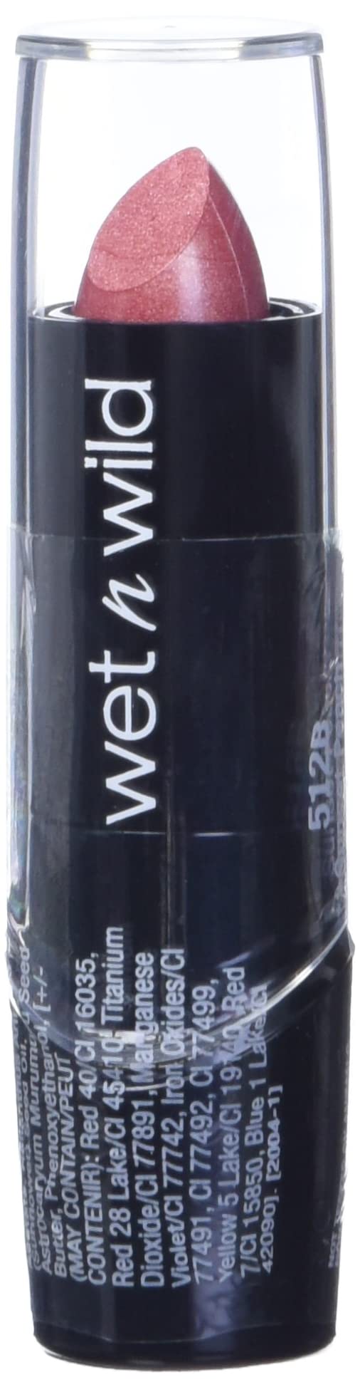 wet n wild Silk Finish Lipstick, Hydrating Rich Buildable Lip Color, Formulated with Vitamins A,E, & Macadamia for Ultimate Hydration, Cruelty-Free & Vegan - Just Garnet