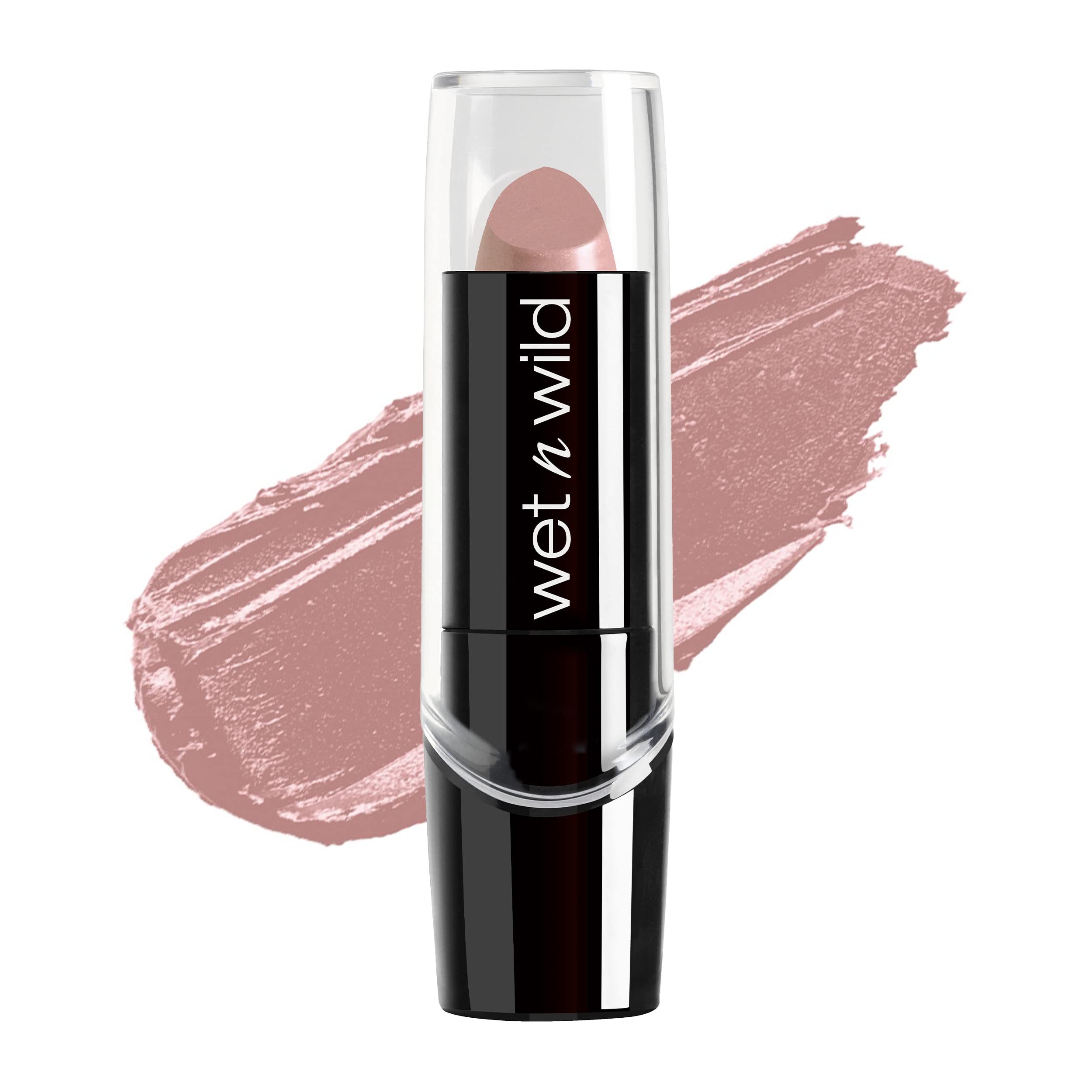 wet n wild Silk Finish Lipstick, Hydrating Rich Buildable Lip Color, Formulated with Vitamins A,E, & Macadamia for Ultimate Hydration, Cruelty-Free & Vegan - Just Garnet