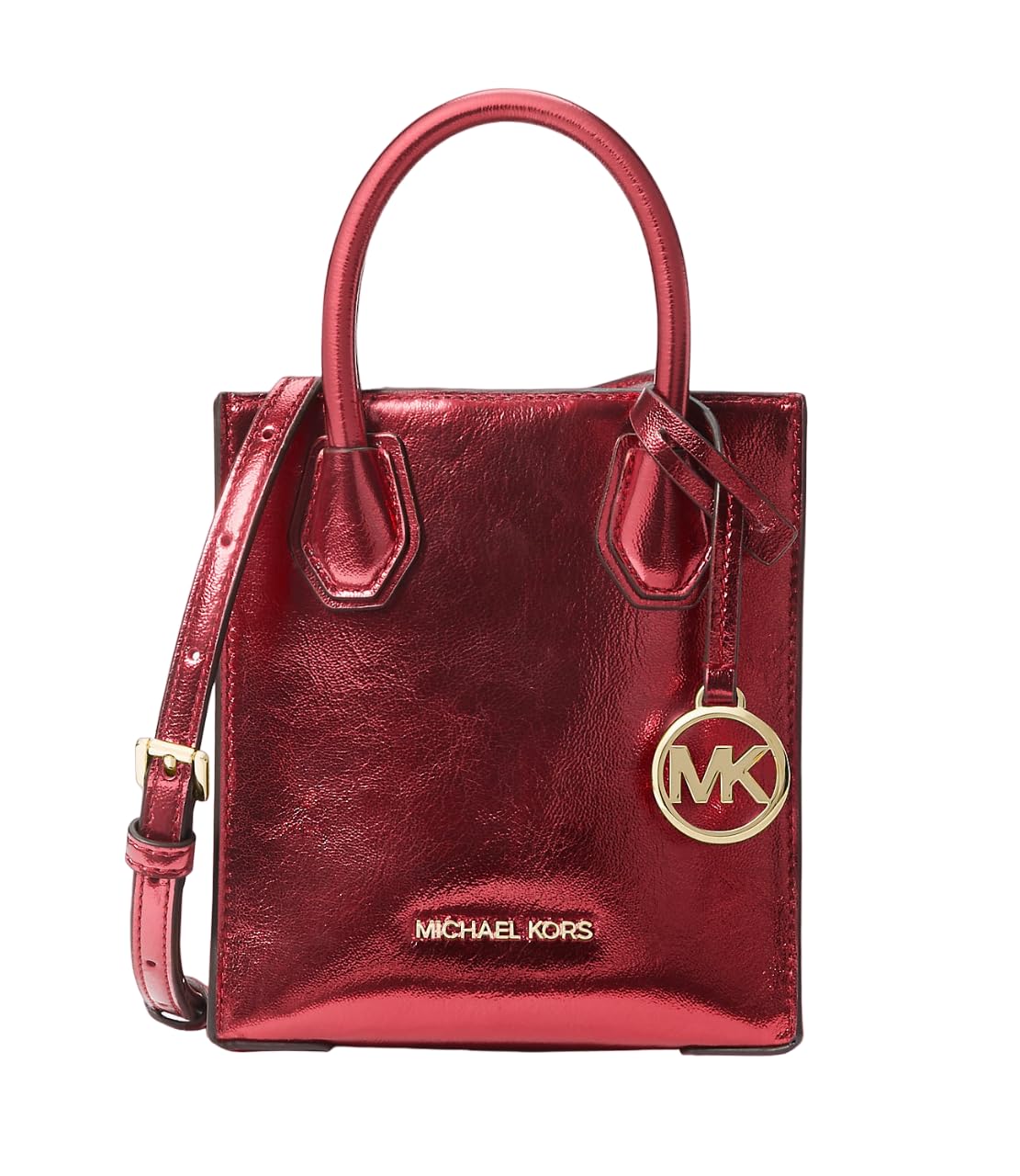 Michael Kors Mercer Extra-Small Pebbled Leather Crossbody Bag