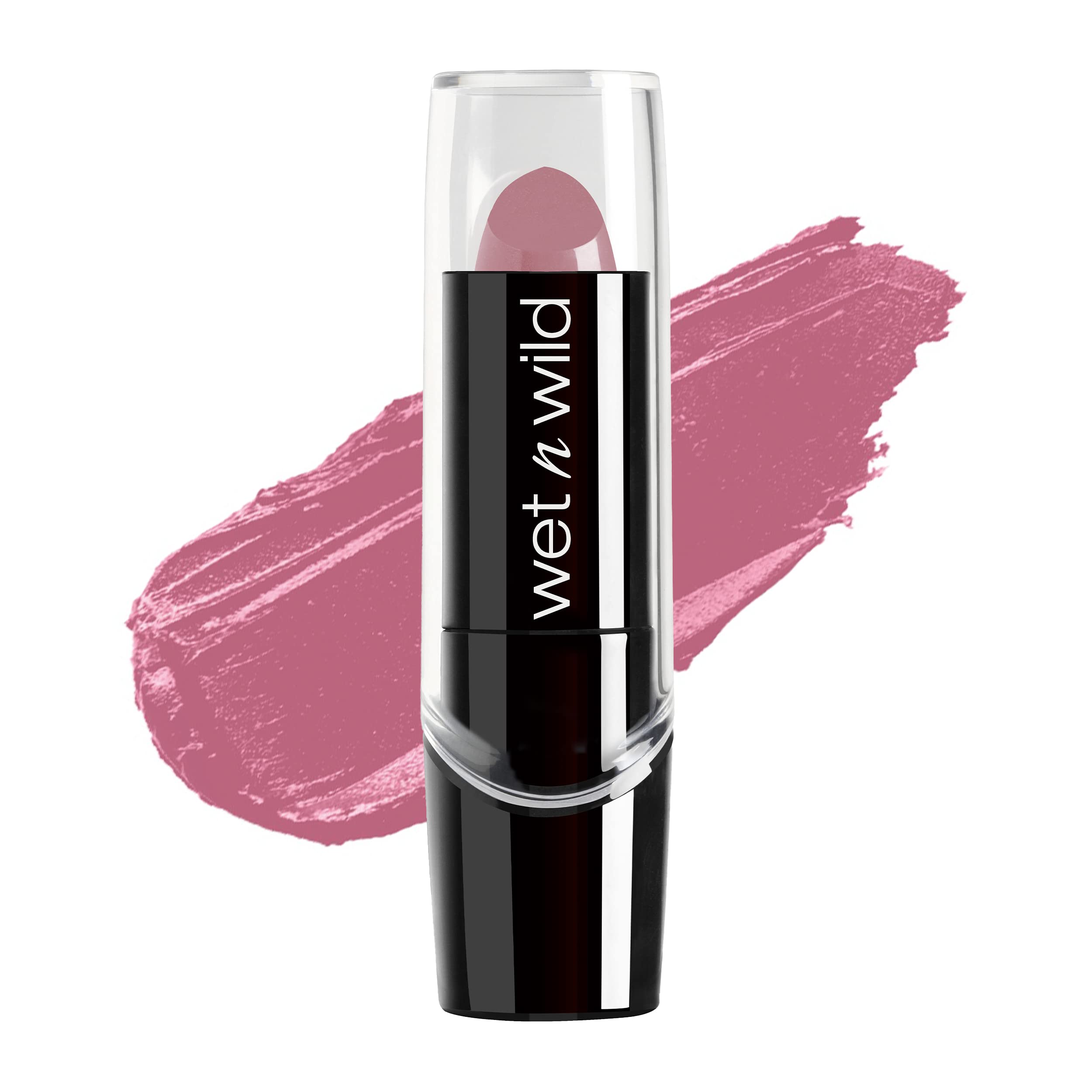 wet n wild Silk Finish Lipstick, Hydrating Rich Buildable Lip Color, Formulated with Vitamins A,E, & Macadamia for Ultimate Hydration, Cruelty-Free & Vegan - Just Garnet