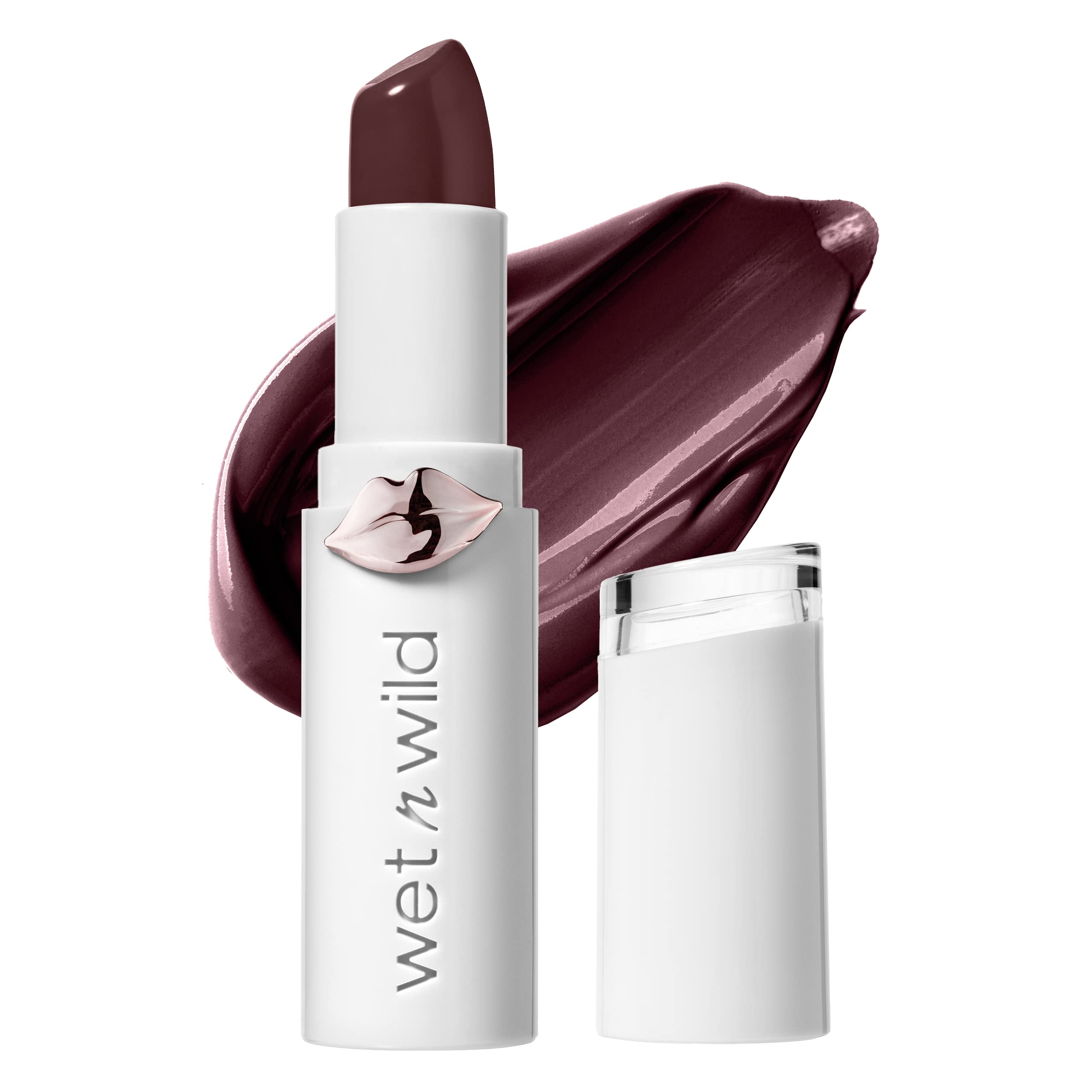 wet n wild Mega Last High-Shine Lipstick Lip Color, Infused with Seed Oils For a Nourishing High-Shine, Buildable & Blendable Creamy Color, Cruelty-Free & Vegan - Pinky Ring