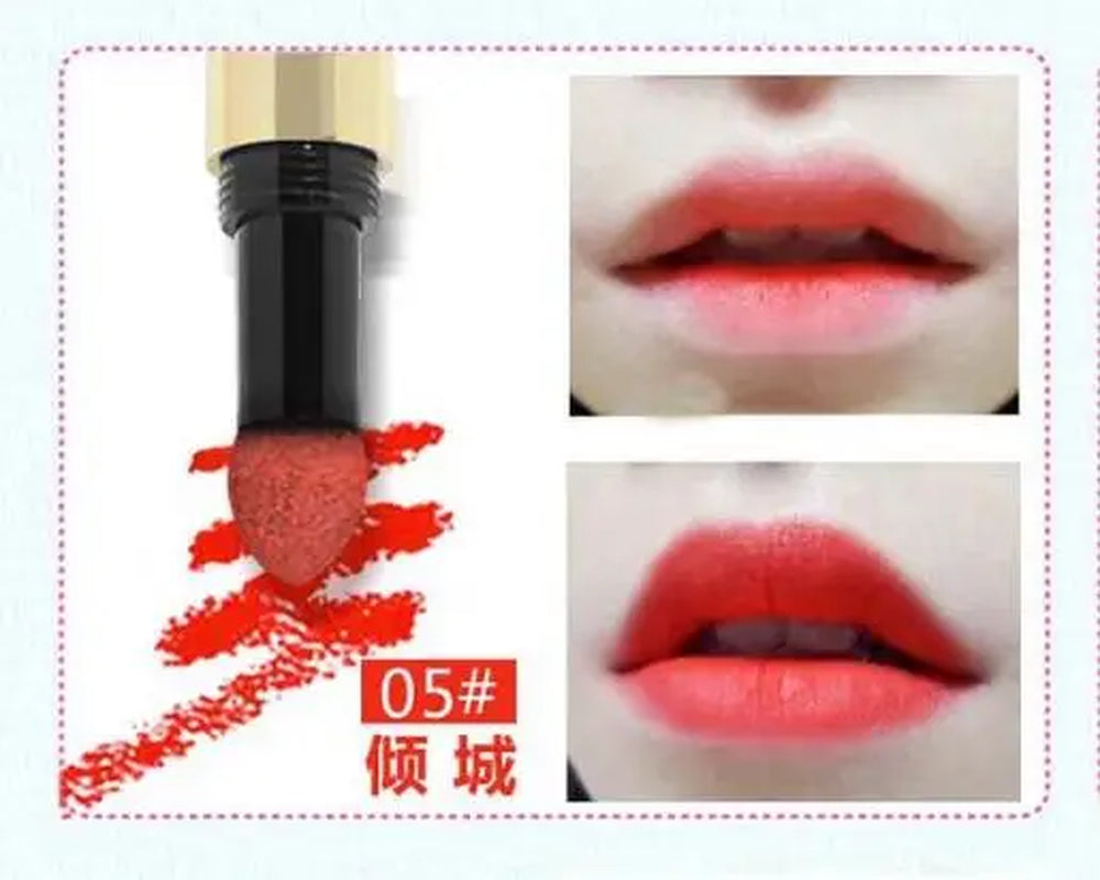 NOVO 12 Colors Lips Makeup Lipstick Lip Gloss Long Lasting Moisture Cosmetic Lipstick Red Lip Matte Lipstick Waterproof