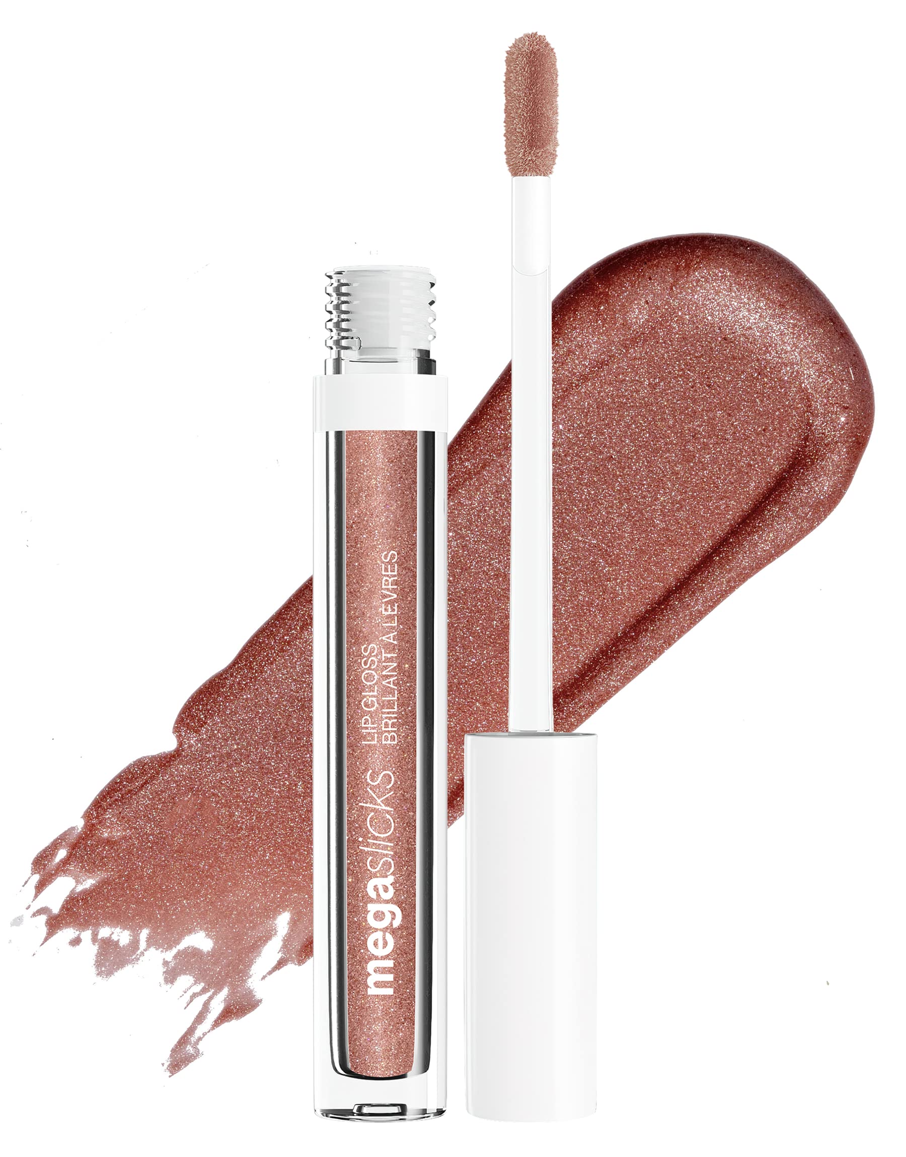 wet n wild Mega Slicks Lip Gloss | Long Lasting | Hyaluronic Acid | High Shine | Bronzed Berry