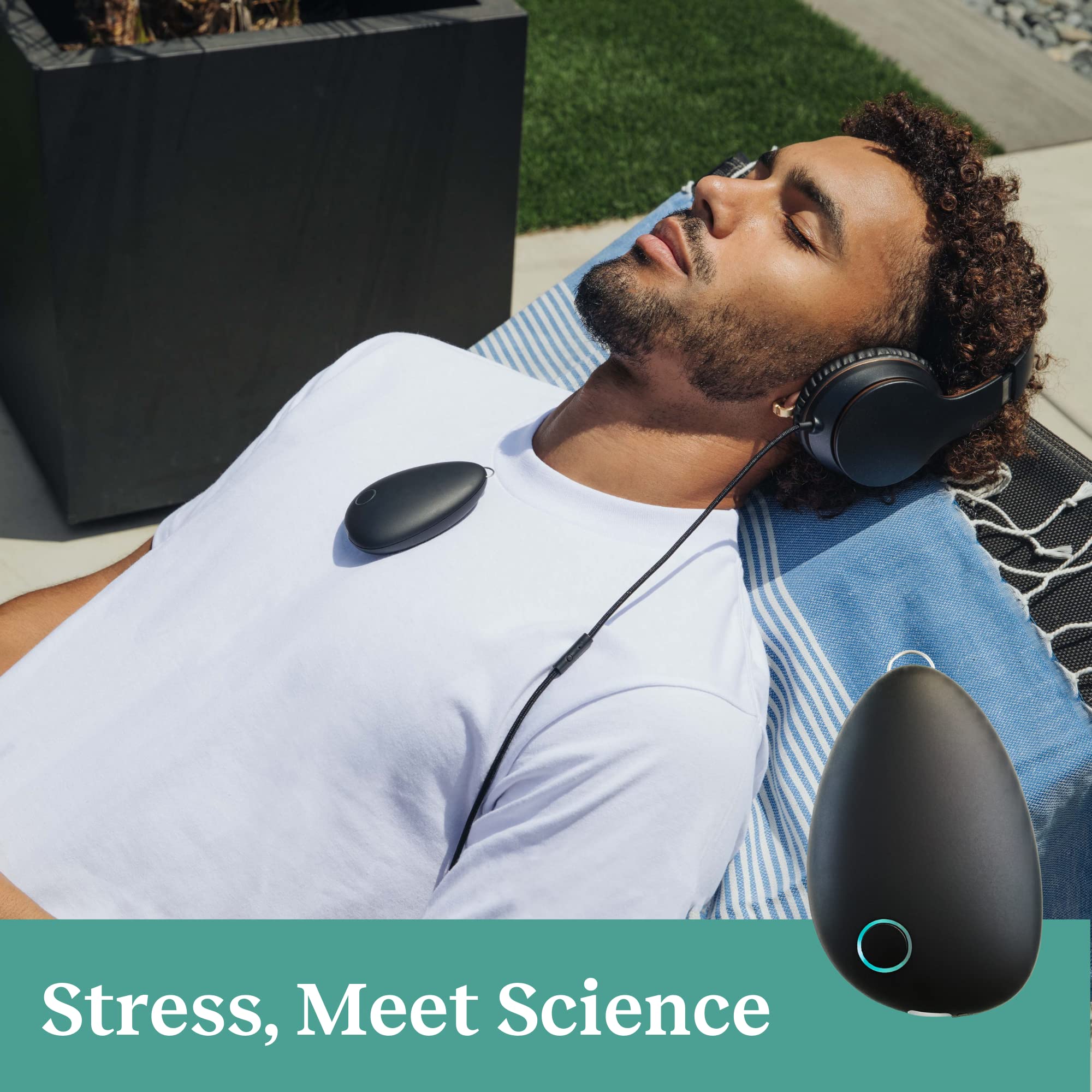 Sensate Relaxation Device - for Immediate Calm and Long Term Stress Resilience - with Patented Infrasonic Resonance Technology - Includes Sensate Plus