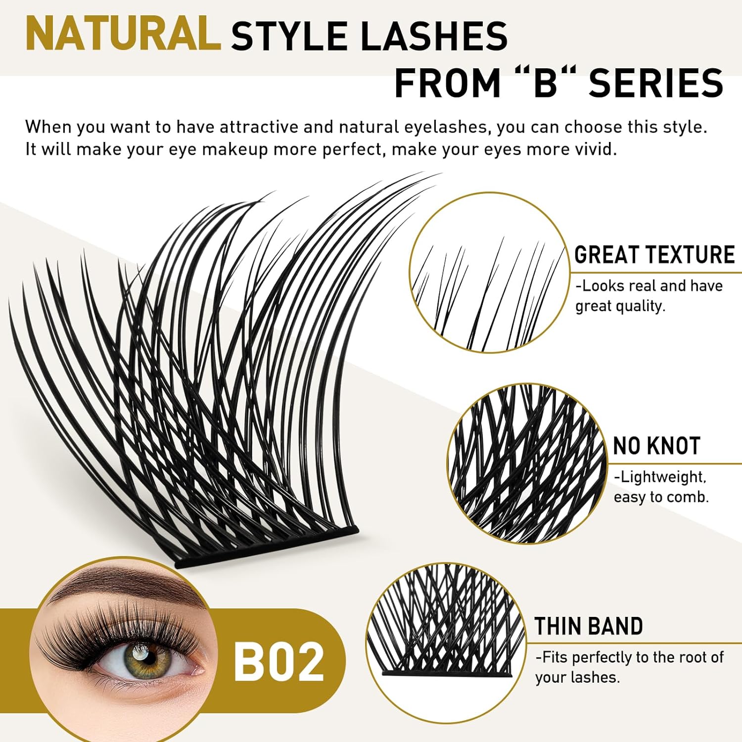 DIY Lash Extension Kit Individual Eyelash Extension Kit B&Q D Curl Cluster Lashes Individual Eyelashes with Lash Bond and Seal, Lash Applicator Tool DIY Lash Extensions at Home (Kit,40D-0.07D-8-18mix)