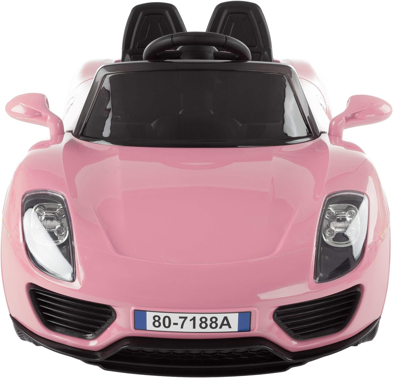 Lil' Rider Kids Ride On Car with Remote Control – Sports Car for Kids 6V Battery Powered Ride On Toys with Sound, MP3 and USB for Ages 3 – 6 (Pink)