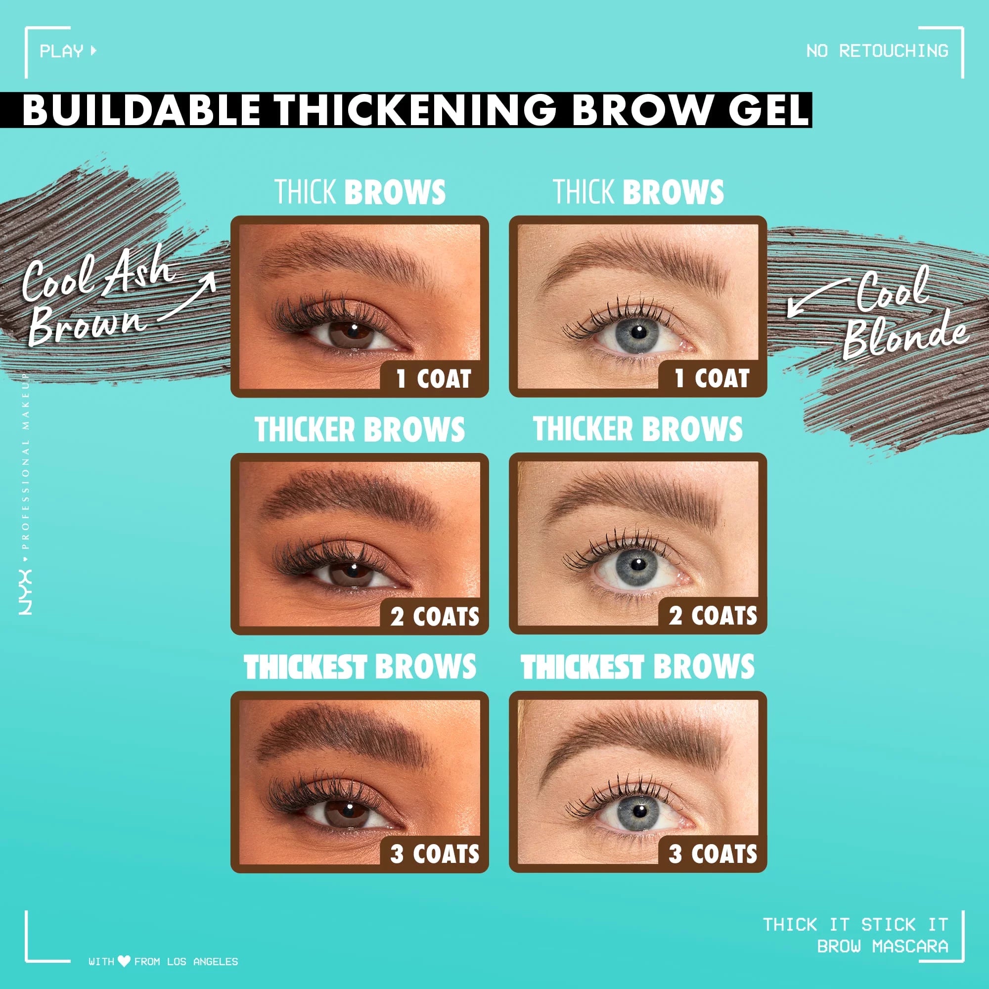 Thick It Stick It Thickening Brow Gel Mascara, Auburn